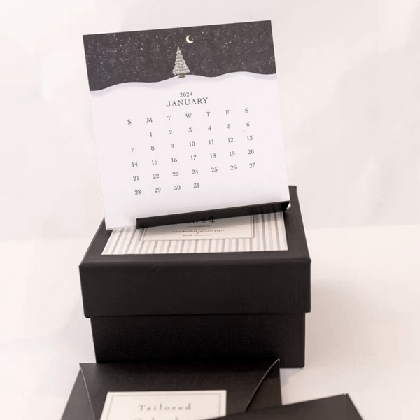 Karen Adams Tailored 2024 Desk Calendar 12 Month January 2024 Decemb