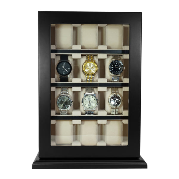 Standing watch deals display case