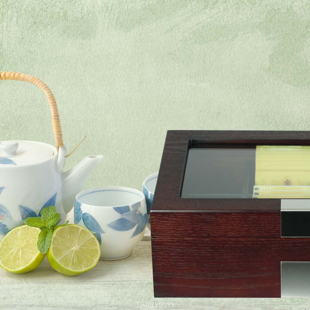 Tea Bag Storage Box Tea Capsule Coffee Lemon Slices Storage