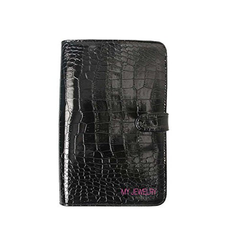 Miamica Jewelry Organizer- Black Croc